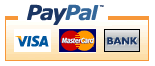 We accept Paypal - the safer and easier way to pay online!
